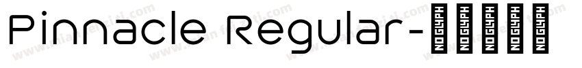 Pinnacle Regular字体转换